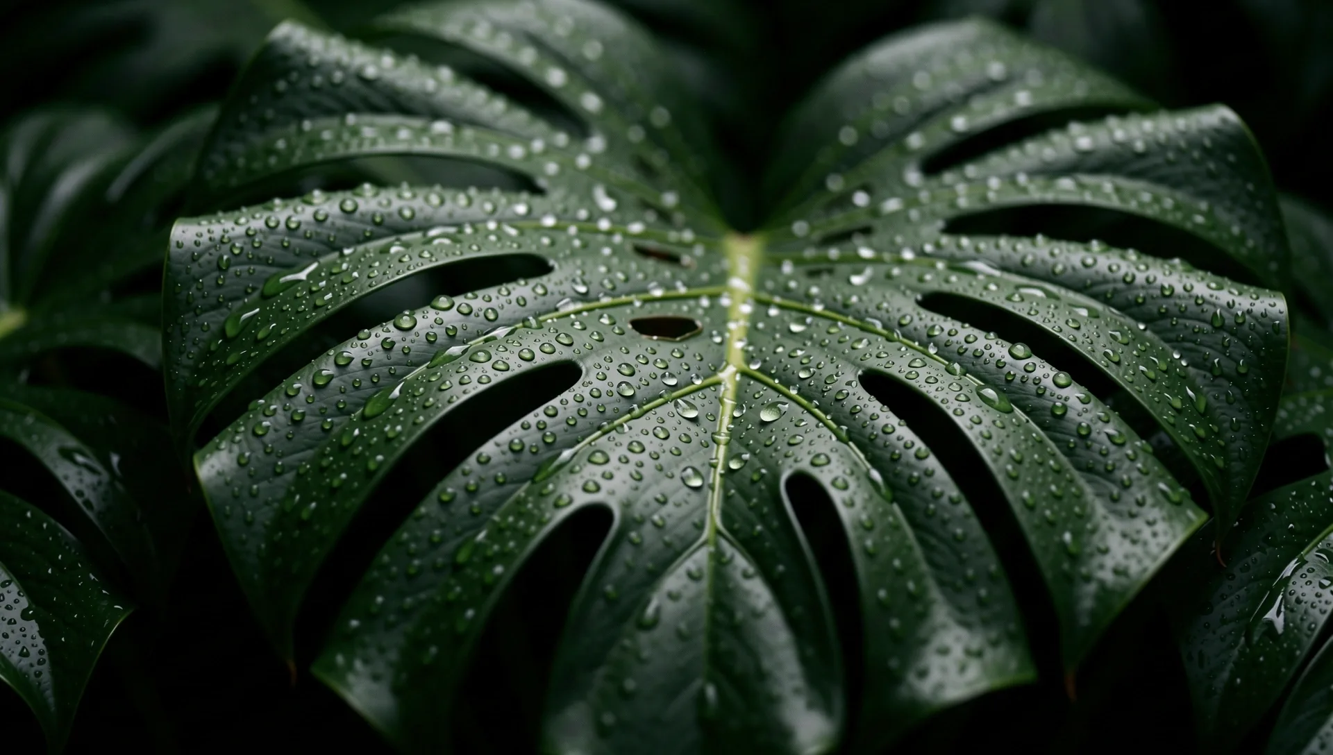 Deep botanical textures representing natural vitality